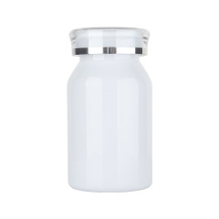 120ML oblique shoulder crown cap health care product bottle light-proof empty medicine bottle capsule cordyceps sub-packaging sample bottle large capacity