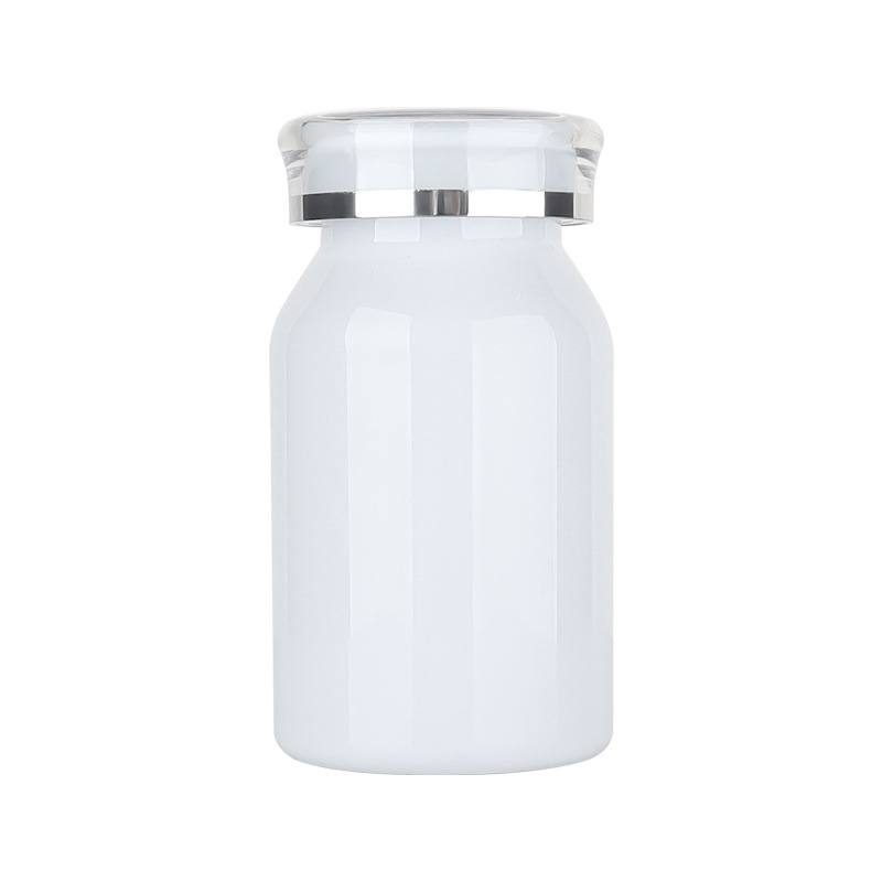 120ML oblique shoulder crown cap health care product bottle light-proof empty medicine bottle capsule cordyceps sub-packaging sample bottle large capacity