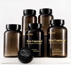 Health care product packaging bottle 175mlpet black bottle 200ml capsule tablet green light-proof food grade plastic bottle