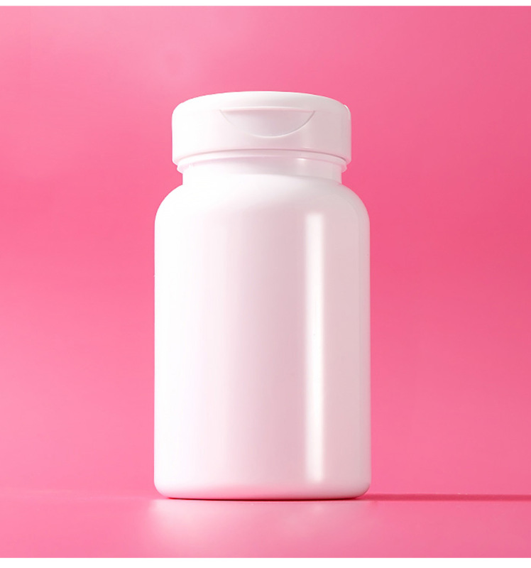 175ml high-grade plastic capsule bottle with flip cover health care product empty medicine bottle plastic bottle powder