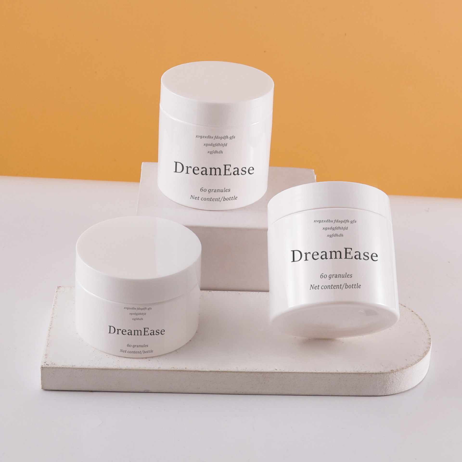 68 teeth 30g50g100g white pet wide mouth bottle 150g cream bottle 250g eye cream jar