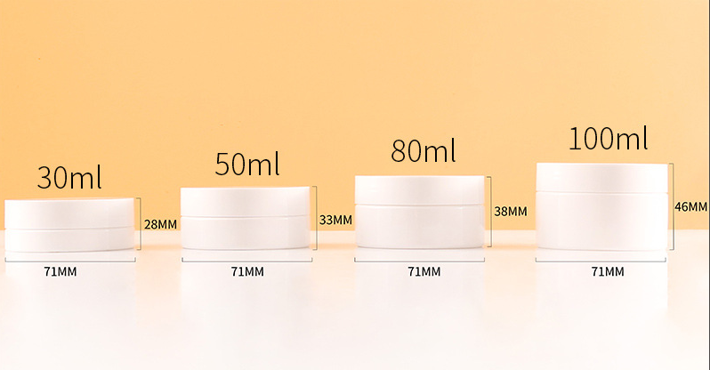 68 teeth 30g50g100g white pet wide mouth bottle 150g cream bottle 250g eye cream jar