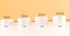 68 teeth 30g50g100g white pet wide mouth bottle 150g cream bottle 250g eye cream jar