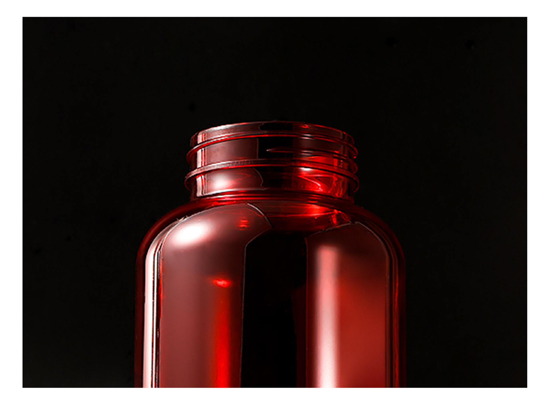 300ml capsule bottle flip cap powder food packaging plastic medicine bottle empty bottle