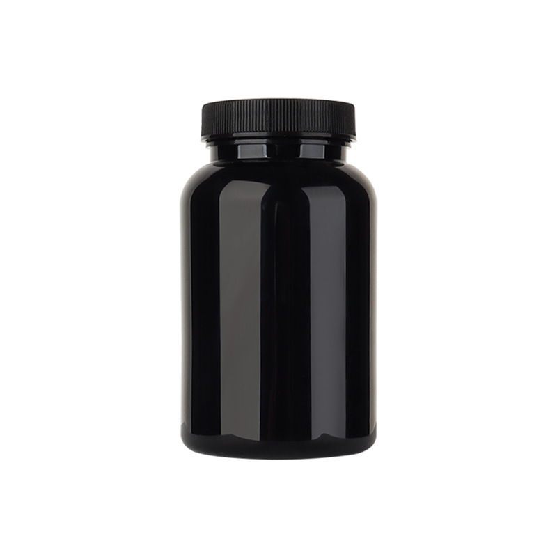 Black capsule bottle, pet bottle, solid medicine bottle, health care product bottle, plastic bottle, sample bottle, empty medicine bottle 8 models