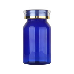 120ML oblique shoulder crown cap health care product bottle light-proof empty medicine bottle capsule cordyceps sub-packaging sample bottle large capacity