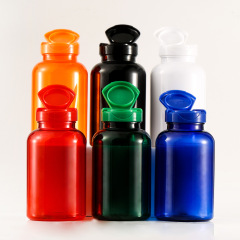 300ml capsule bottle flip cap powder food packaging plastic medicine bottle empty bottle