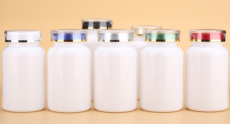 225ml high-grade plastic bottle small empty bottle medical white medicine bottle capsule tablet packaging bottle