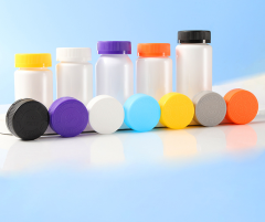 80-150ml white capsule bottle, screw cap, food grade medicine bottle, empty bottle, small bottle, plastic bottle for packaging