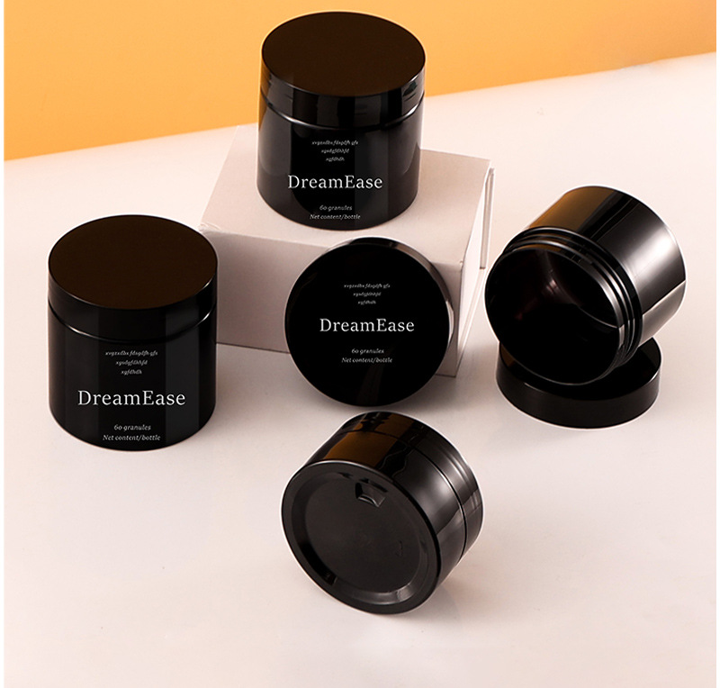 68 tooth cosmetic bottle 50g cream bottle black 250g plastic bottle eye cream cream bottle 30g cream jar