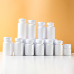 PET30-300ml white capsule bottle flip cover powder food grade sub-bottle thickened