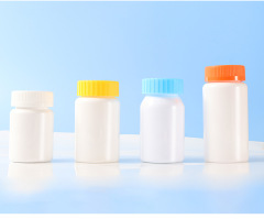 80-150ml white capsule bottle, screw cap, food grade medicine bottle, empty bottle, small bottle, plastic bottle for packaging