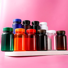175ml high-grade plastic capsule bottle with flip cover health care product empty medicine bottle plastic bottle powder