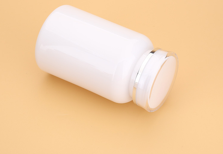 225ml high-grade plastic bottle small empty bottle medical white medicine bottle capsule tablet packaging bottle
