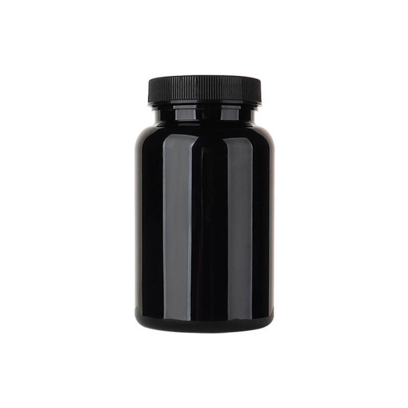 Black capsule bottle, pet bottle, solid medicine bottle, health care product bottle, plastic bottle, sample bottle, empty medicine bottle 8 models