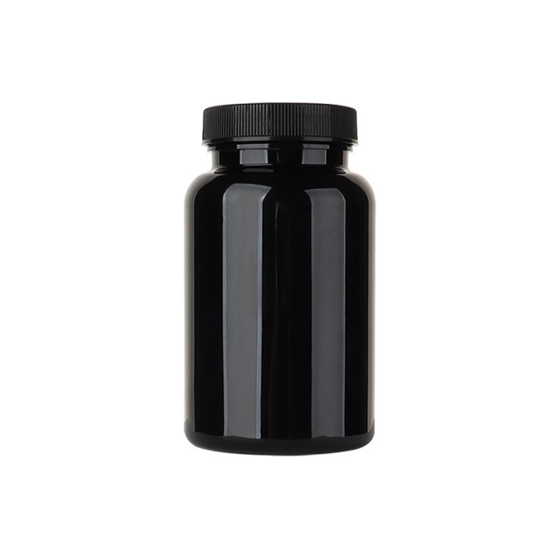 Black capsule bottle, pet bottle, solid medicine bottle, health care product bottle, plastic bottle, sample bottle, empty medicine bottle 8 models