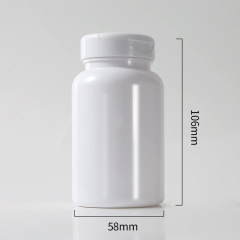 PET200ml health care product bottle flip cap plastic capsule bottle cordyceps saffron bottle medicine bottle