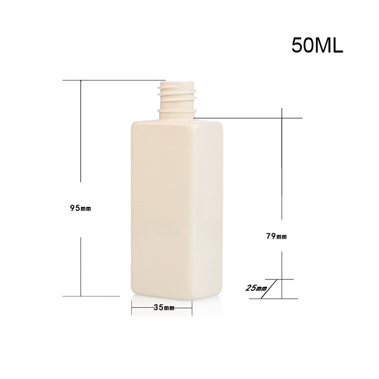 30ml50ml100ml150ml200ml rectangular shampoo bottle shower gel conditioner bottle
