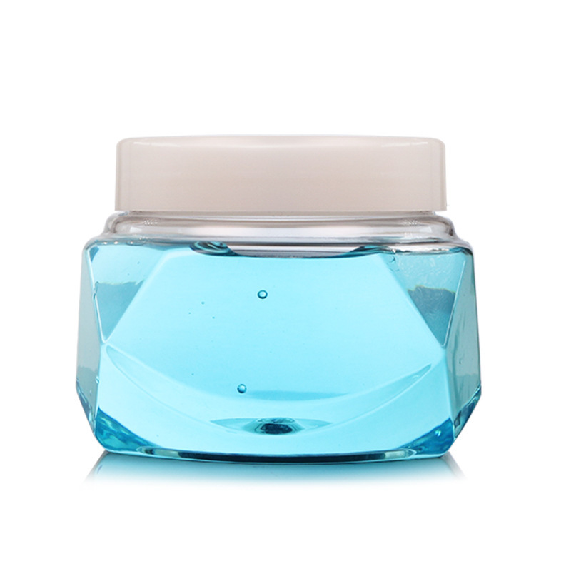200ml wide mouth bottle special-shaped diamond angular cream bottle 68 teeth large mouth PET hair cream bottle