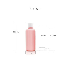 100ml round cosmetic essential oil bottle car perfume bottle pet shampoo empty bottle