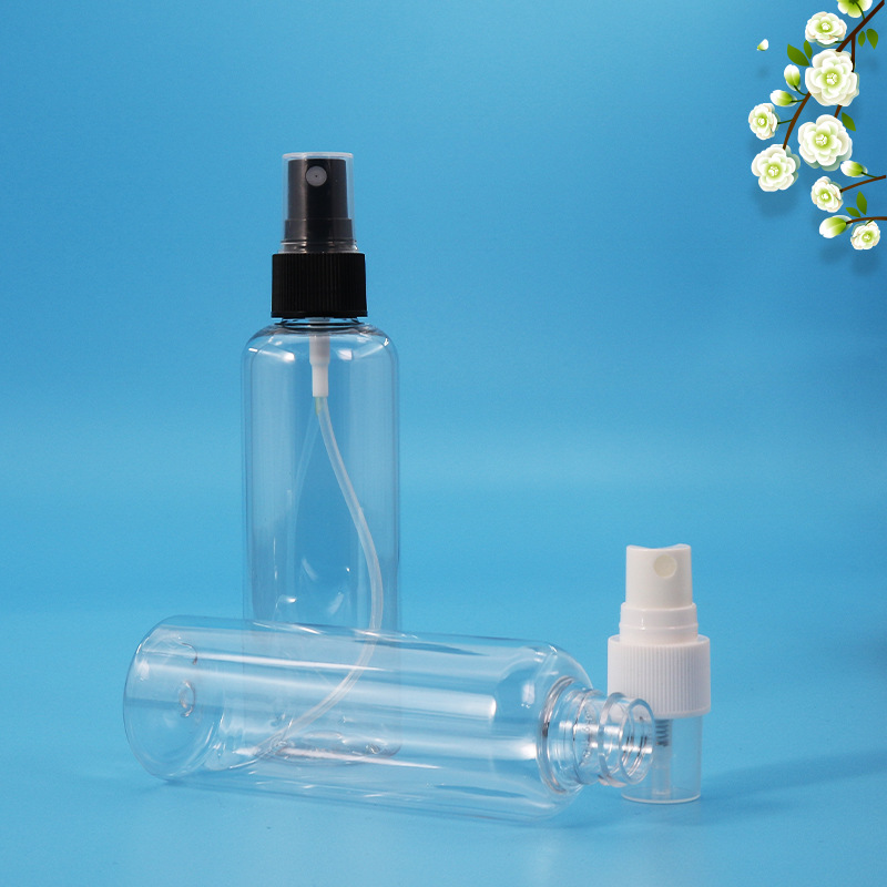 pet small spray bottle 100ml spray bottle 100ml transparent disinfection alcohol small spray bottle