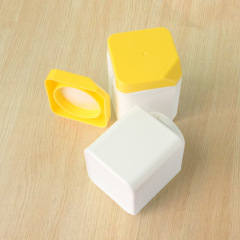 60ml75ml200ml square hair cream bottle 48 teeth wide mouth bottle cream explosion salt bath salt tank