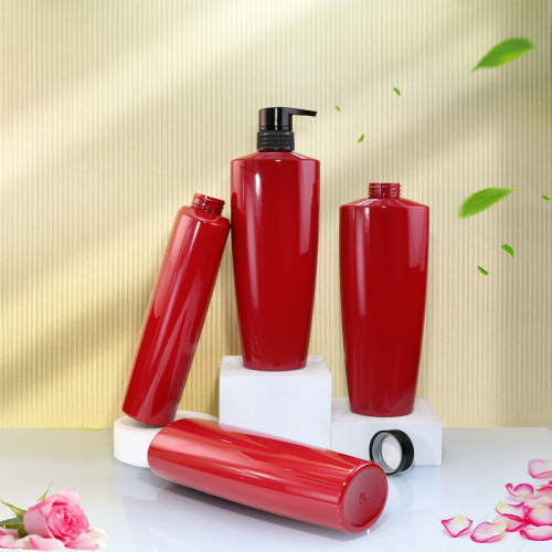 580ML Shampoo Shower Gel Conditioner Cosmetic Packaging PET Plastic Squeeze Bottle