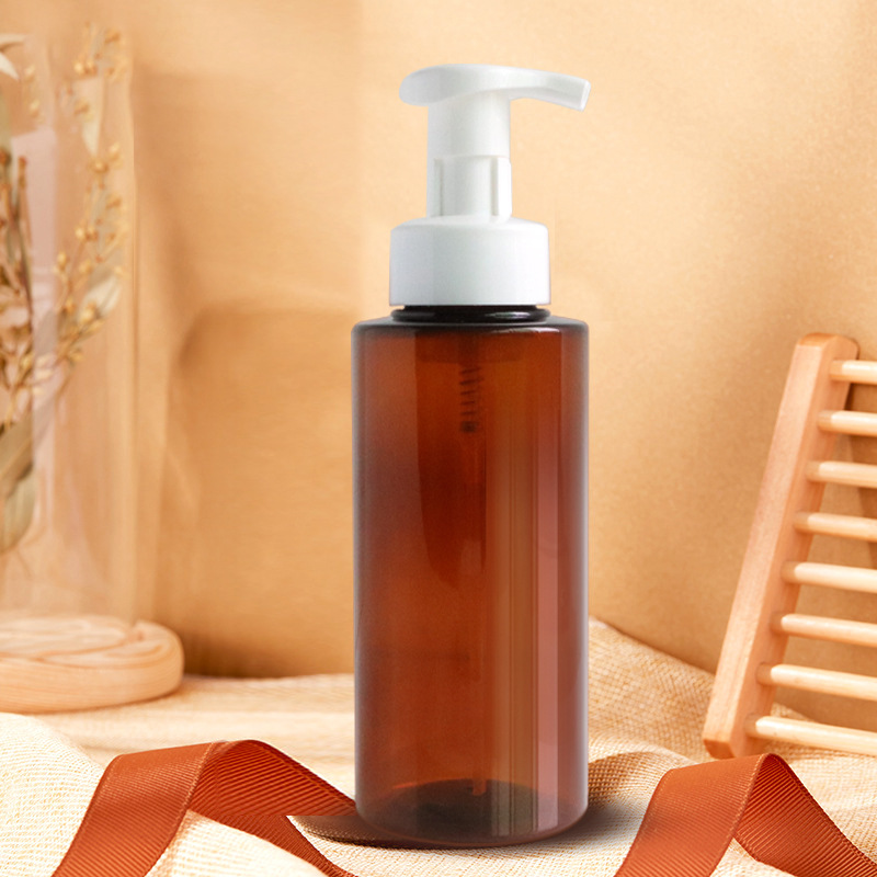 500ml foam bottle PET cosmetic bottle amino acid foaming bottle 42 teeth push foam facial cleanser bottle