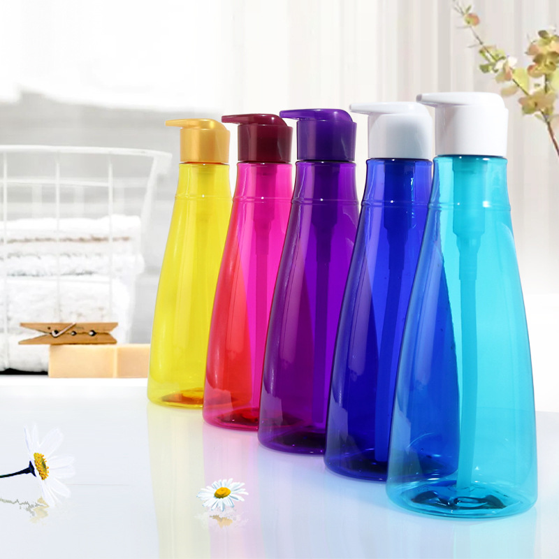 680ml laundry detergent bottle PET softener bottle underwear detergent bottle press type washing bottle