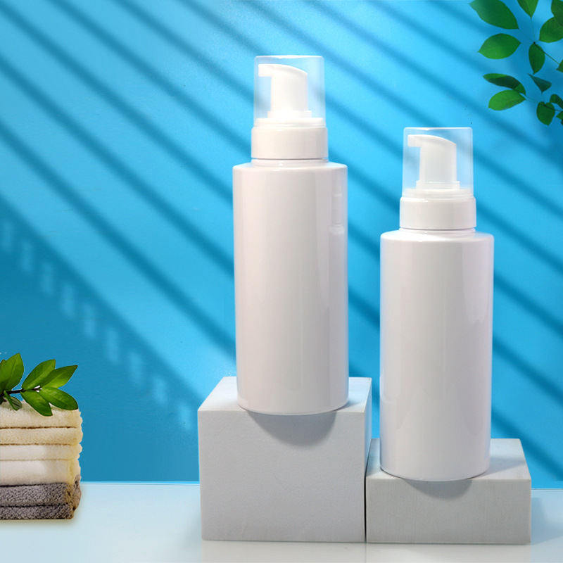 500ml foam bottle PET cosmetic bottle amino acid foaming bottle 42 teeth push foam facial cleanser bottle
