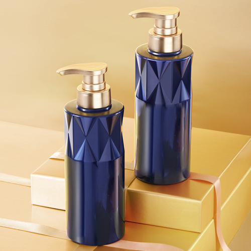 300ml shampoo bottle 500ml shower gel bottle body lotion bottle 700ml flat shoulder cylindrical bottle