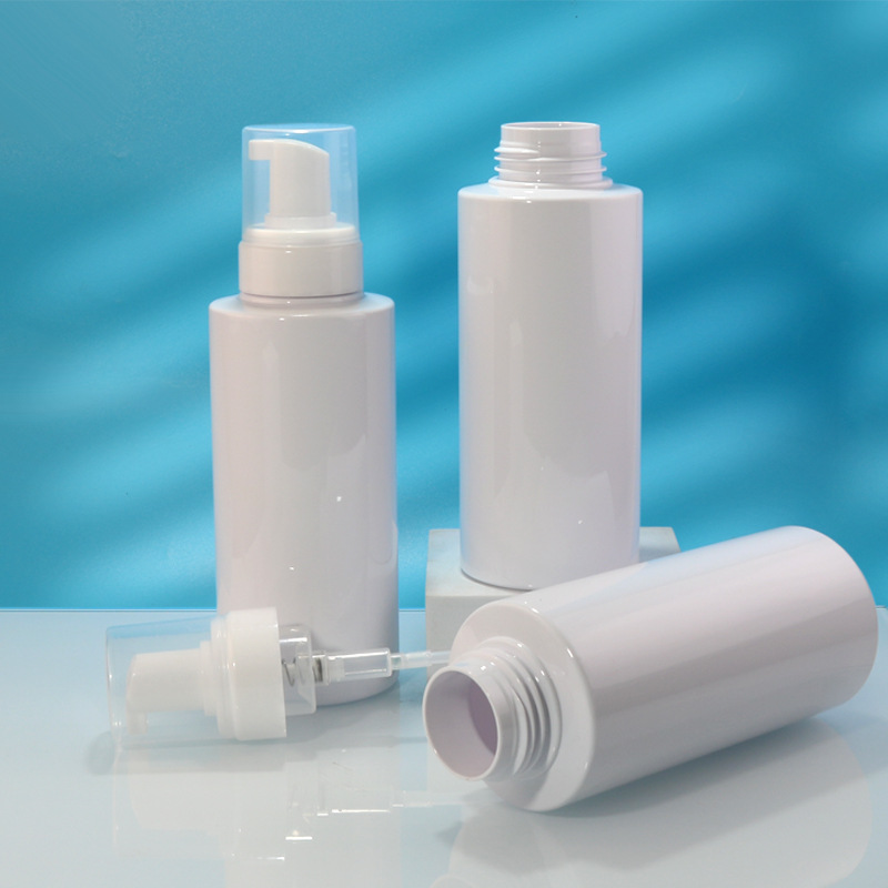 500ml foam bottle PET cosmetic bottle amino acid foaming bottle 42 teeth push foam facial cleanser bottle