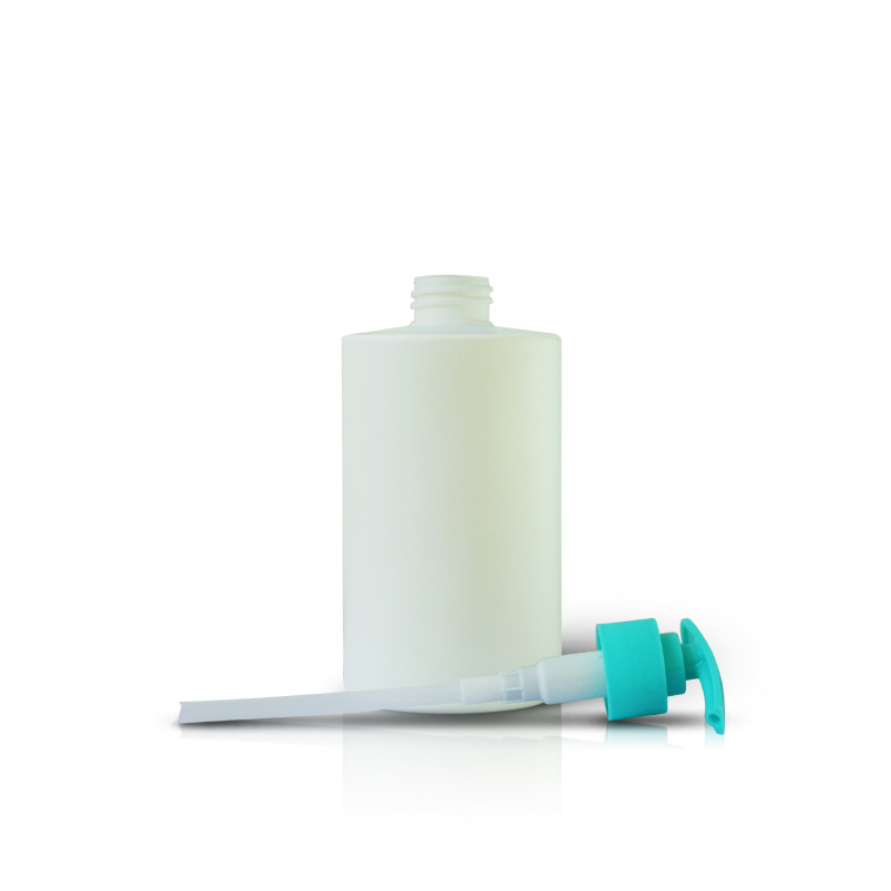 500ml push-type shampoo bottle HDPE flat shoulder round bottle shower gel shower gel plastic bottle