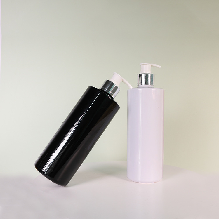 500ml flat shoulder cylindrical bottle pet sub-bottle shower gel bottle shampoo bottle deodorant cleaning agent bottle spray bottle