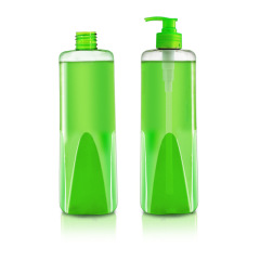 PET upper round square shampoo plastic bottle shower gel conditioner packaging empty bottle 15ml-1000mL