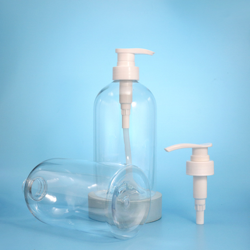 730ml push lotion bottle hand soap shampoo shower gel cosmetic bottle pet transparent plastic bottle