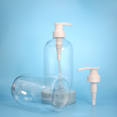 730ml push lotion bottle hand soap shampoo shower gel cosmetic bottle pet transparent plastic bottle