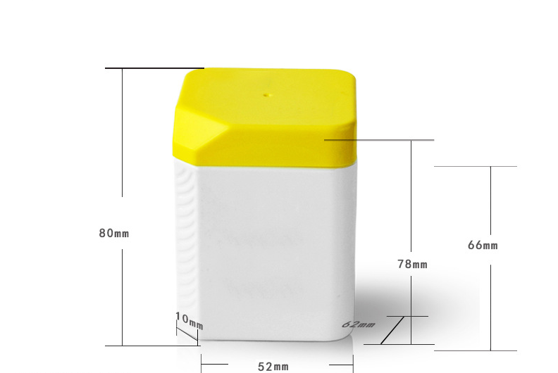 60ml75ml200ml square hair cream bottle 48 teeth wide mouth bottle cream explosion salt bath salt tank