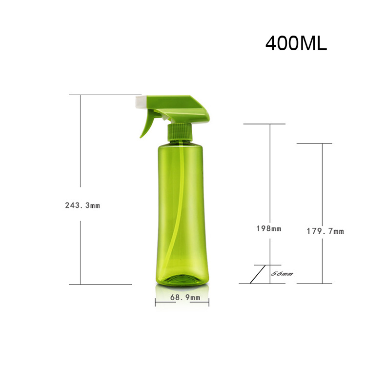 400ml ml floral water bottle beauty daily chemical pet beauty toner packaging plastic spray round bottle