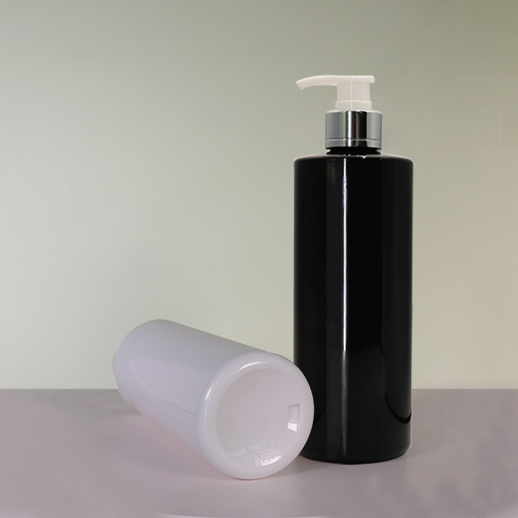 500ml flat shoulder cylindrical bottle pet sub-bottle shower gel bottle shampoo bottle deodorant cleaning agent bottle spray bottle