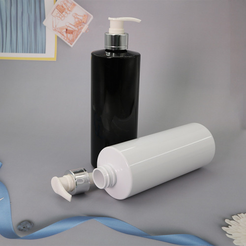 500ml flat shoulder cylindrical bottle pet sub-bottle shower gel bottle shampoo bottle deodorant cleaning agent bottle spray bottle