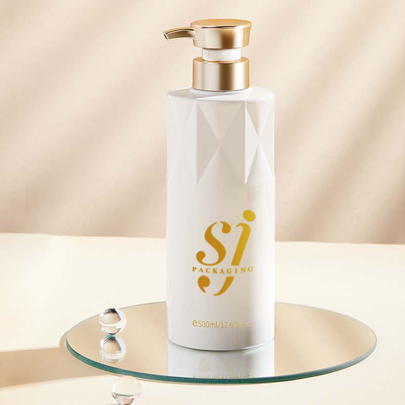 300ml shampoo bottle 500ml shower gel bottle body lotion bottle 700ml flat shoulder cylindrical bottle