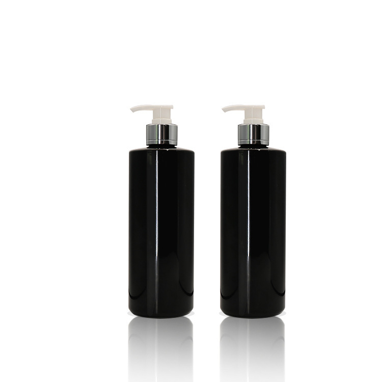 500ml flat shoulder cylindrical bottle pet sub-bottle shower gel bottle shampoo bottle deodorant cleaning agent bottle spray bottle