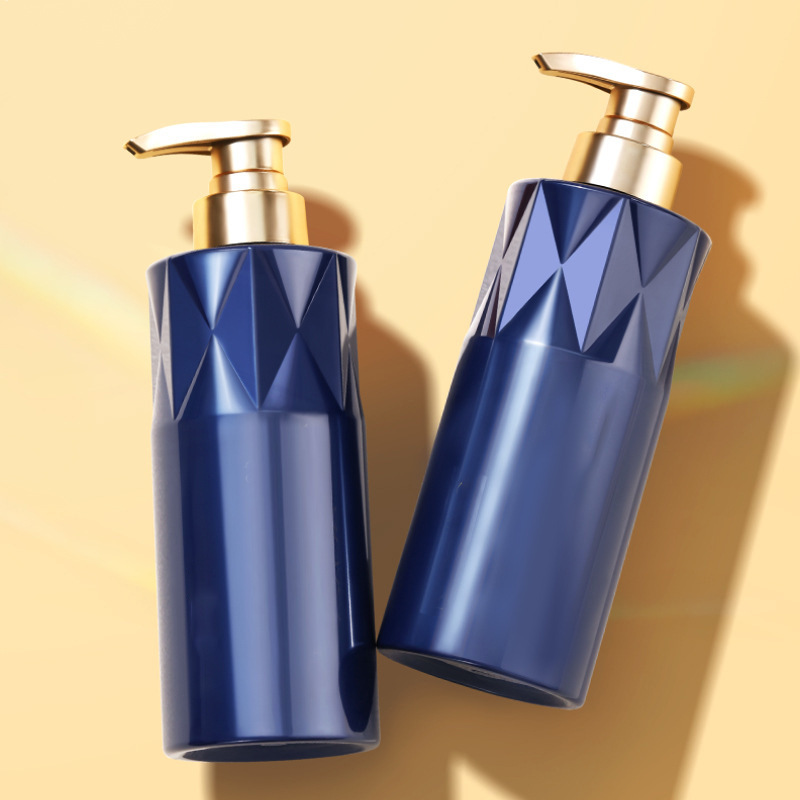 300ml shampoo bottle 500ml shower gel bottle body lotion bottle 700ml flat shoulder cylindrical bottle