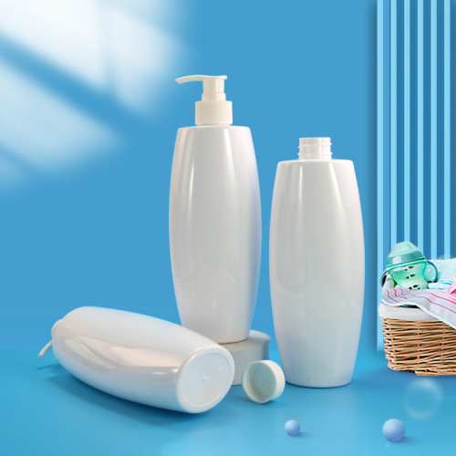580ml special PET flat bottle shower gel shampoo bottle hotel shower gel bottle