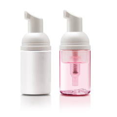 Mousse foaming bottle press type facial cleanser sub-bottle shampoo foam bottle bubbler shower gel 30ml