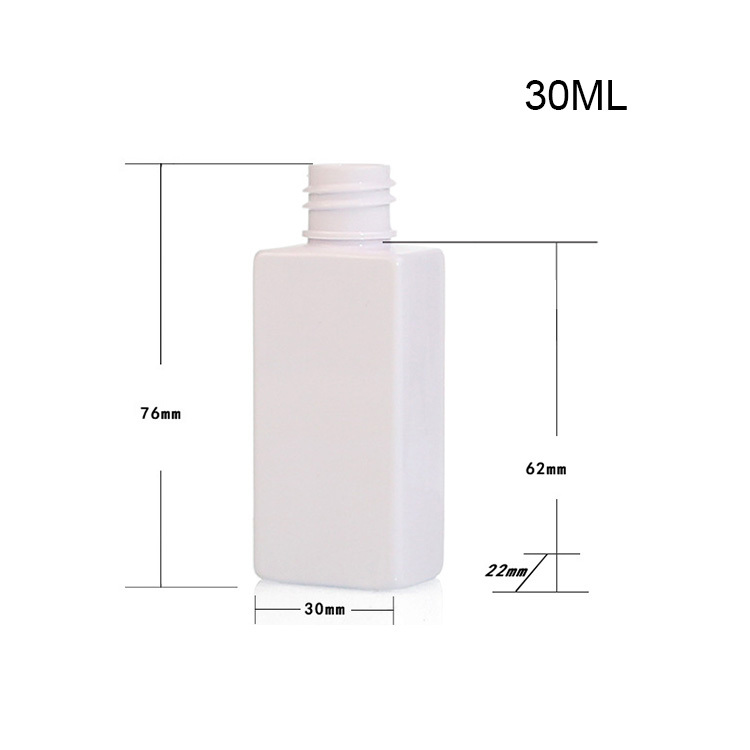 30ml50ml100ml150ml200ml rectangular shampoo bottle shower gel conditioner bottle