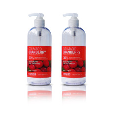 550ml oblique shoulder PET cylindrical bottle push-type lotion bottle shampoo hand soap shower gel bottle