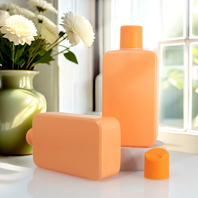 300ml Plush Yellow Ginger Shampoo Bottle HDPE Shower Gel Conditioner Bottle Cosmetic Lotion Dispensing Bottle