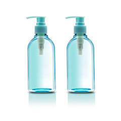 180ml eye wash bottle eye care liquid cleaning liquid bottle semi-transparent blue PET disposable gel bottle
